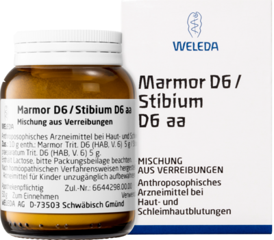 MARMOR D 6/Stibium D 6 aa Trituration