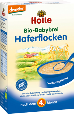 HOLLE Bio Babybrei Haferflocken