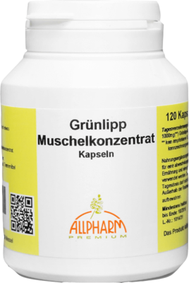 GRÜNLIPPMUSCHEL KONZENTRAT 500 mg Kapseln