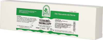 TEEBAUM ÖL VAGINALSUPPOSITORIEN