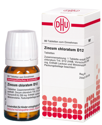 ZINCUM CHLORATUM D 12 Tabletten