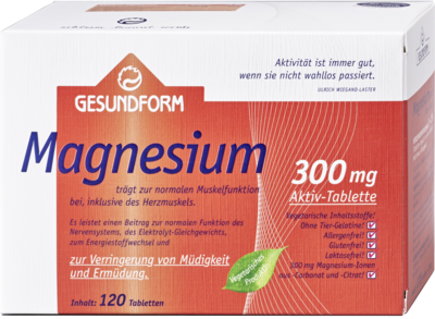 GESUNDFORM Magnesium 300 Filmtabletten