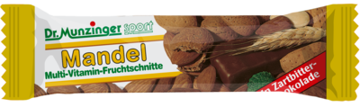 DR.MUNZINGER Fruchtschnitte Mandel schokoliert