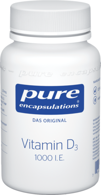 PURE ENCAPSULATIONS Vitamin D3 1000 I.E. Kapseln