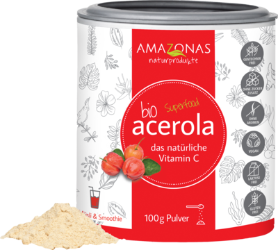 ACEROLA 100% Bio Pur natürliches Vit.C Pulver