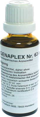 REGENAPLEX Nr.63 a Tropfen zum Einnehmen