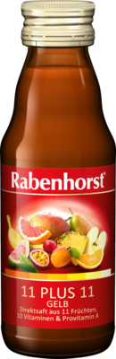 RABENHORST 11 Plus 11 Multivitaminmehrfr.Saft gelb