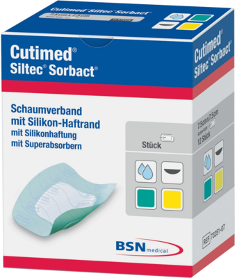 CUTIMED Siltec Sorbact B PU-Verb.22,5x22,5 cm