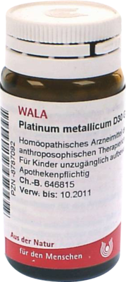 PLATINUM METALLICUM D 30 Globuli