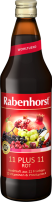 RABENHORST 11 Plus 11 Multivitaminmehrfr.Saft rot