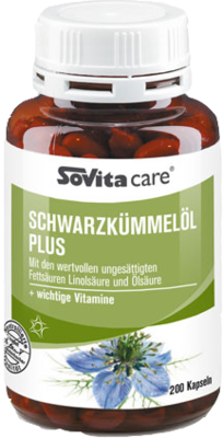 SOVITA CARE Schwarzkümmel-Öl Plus Weichkapseln