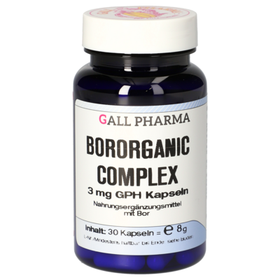 BORORGANIC complex 3 mg GPH Kapseln