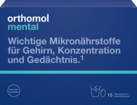 ORTHOMOL mental Granulat/Kapseln 15 Tage Kombip.