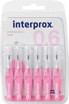 INTERPROX reg nano rosa Interdentalbürste Blister