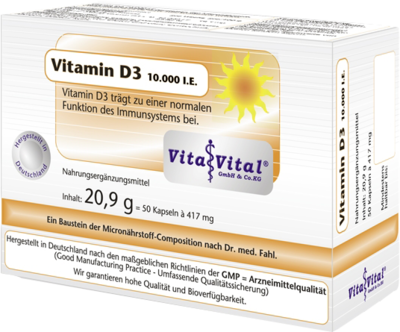 VITAMIN D3 10.000 I.E. Kapseln