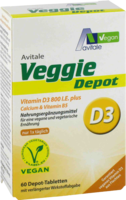 VEGGIE Depot Vitamin D3 800 I.E.+Calcium+B5 Tabl.