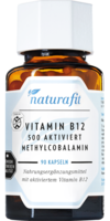 NATURAFIT Vitamin B12 500 µg aktiviert Kapseln