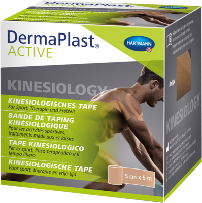 DERMAPLAST Active Kinesiology Tape 5 cmx5 m beige