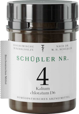 SCHÜSSLER NR.4 Kalium chloratum D 6 Tabletten