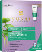 YUNAI beruhigende Tuchmaske 25g+regener.Serum 4ml