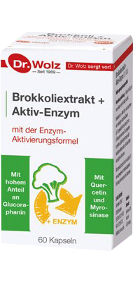 BROKKOLI EXTRAKT+Aktiv-Enzym Dr.Wolz msr.Kaps.