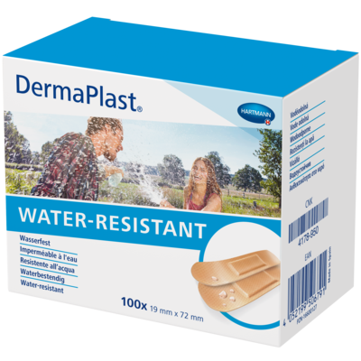 DERMAPLAST WATER-RESISTANT Pflasterstrips 19x72 mm