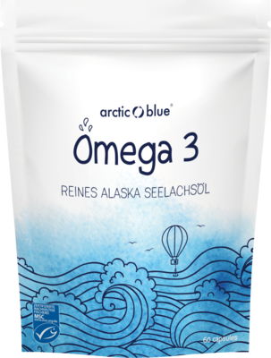 OMEGA-3 ALASKA Seelachsöl Kapseln MSC Arctic Blue