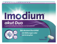 IMODIUM akut Duo 2 mg/125 mg Tabletten