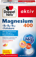 DOPPELHERZ Magnesium 400+B1+B6+B12+Folsäure BTA