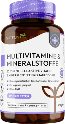 MULTIVITAMINE & MINERALSTOFFE hochdos.vegan Tabl.